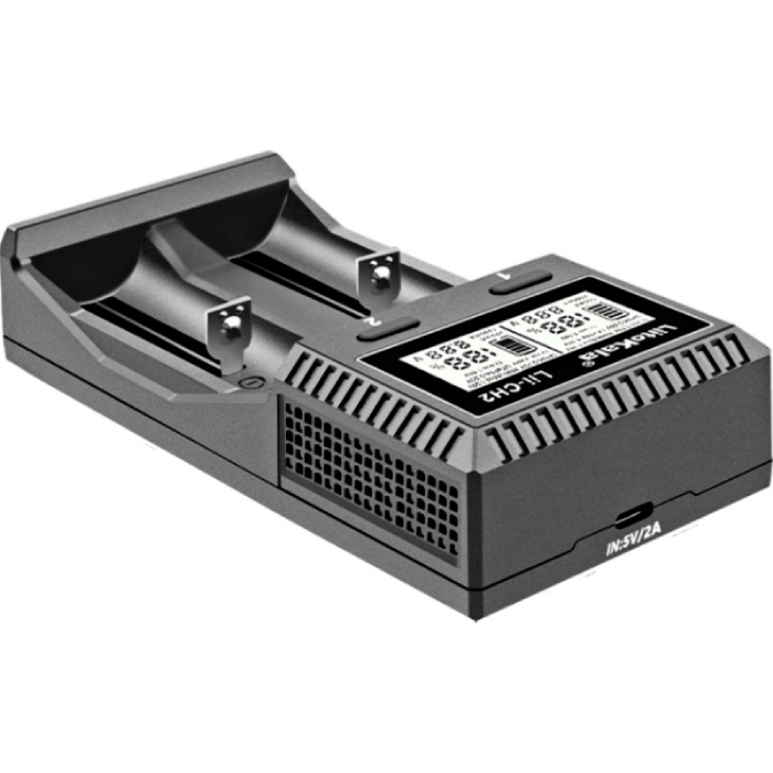 Зарядний пристрій LiitoKala Lii-CH2, 18650, 26650, 21700, АА, ААА Li-ion (1.5V), LiFePO4, NiMH акум (Lii-CH2) на малюнкі №2