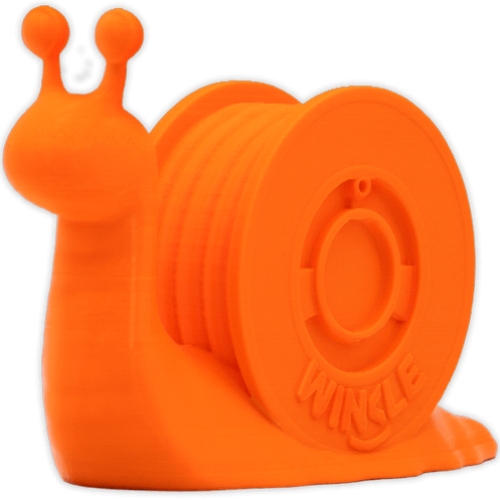 Пластик (Filament) WINKLE PLA HD 1кг, 1.75мм (PHD01000175NARNEMWNK) помаранчевий на малюнкі №3