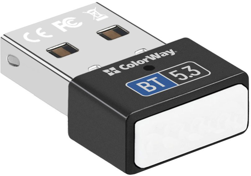 Адаптер Bluetooth v5.3 USB, чорний Colorway (CW-AD-BT53) на малюнкі №2
