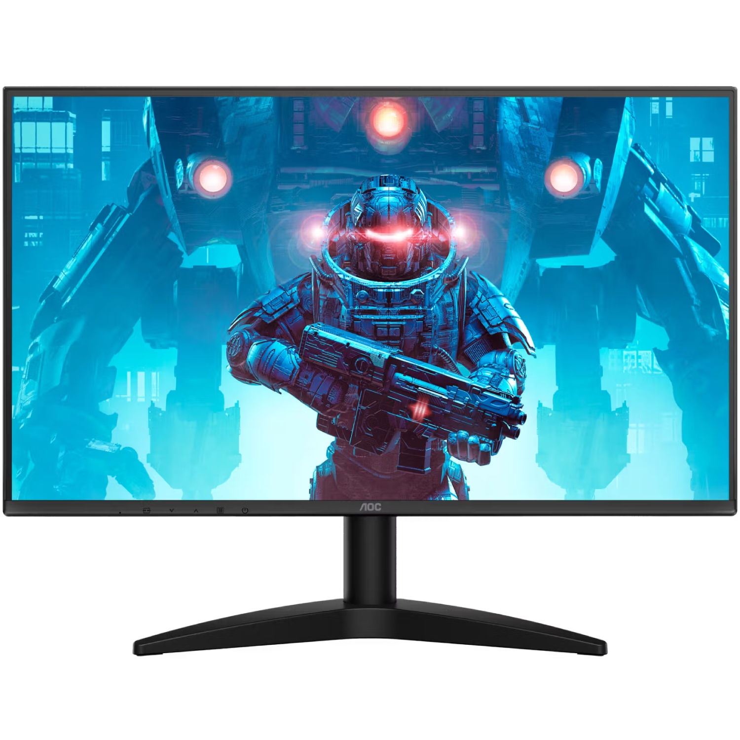 TFT 23.8 AOC Q24B36X, QHD, IPS, 144Гц, 0,5мс, HDMI, DP (Q24B36X) Чорний на малюнкі №1