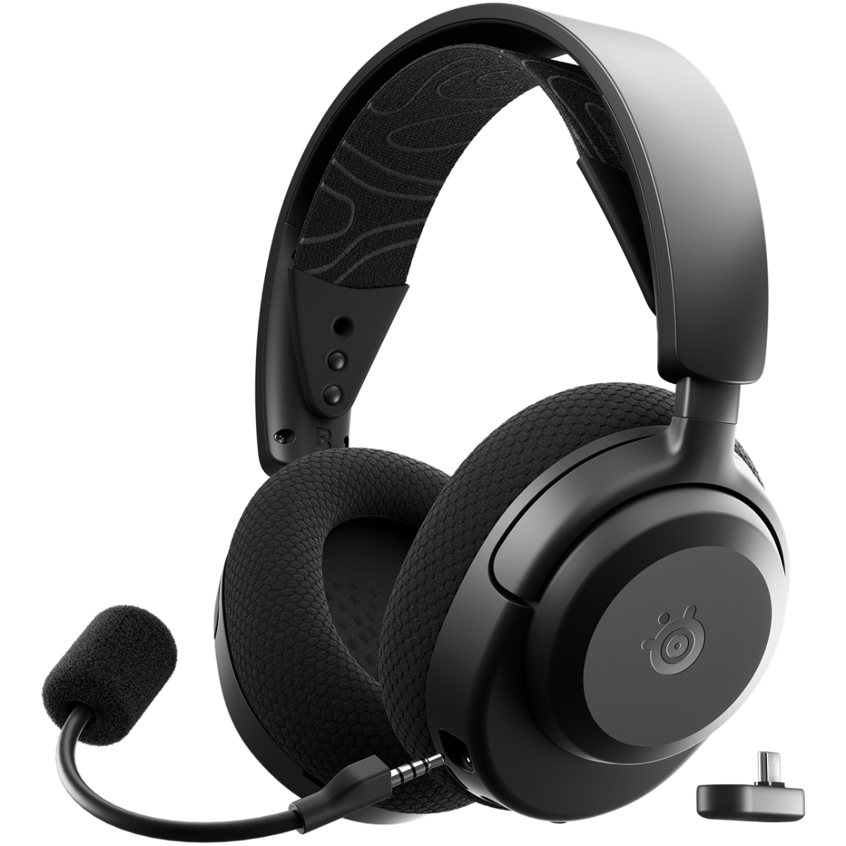 Ігрова гарнітура SteelSeries Arctis Nova 3 Wireless for PC MultiPlatform Black (61775) Чорний на малюнкі №1
