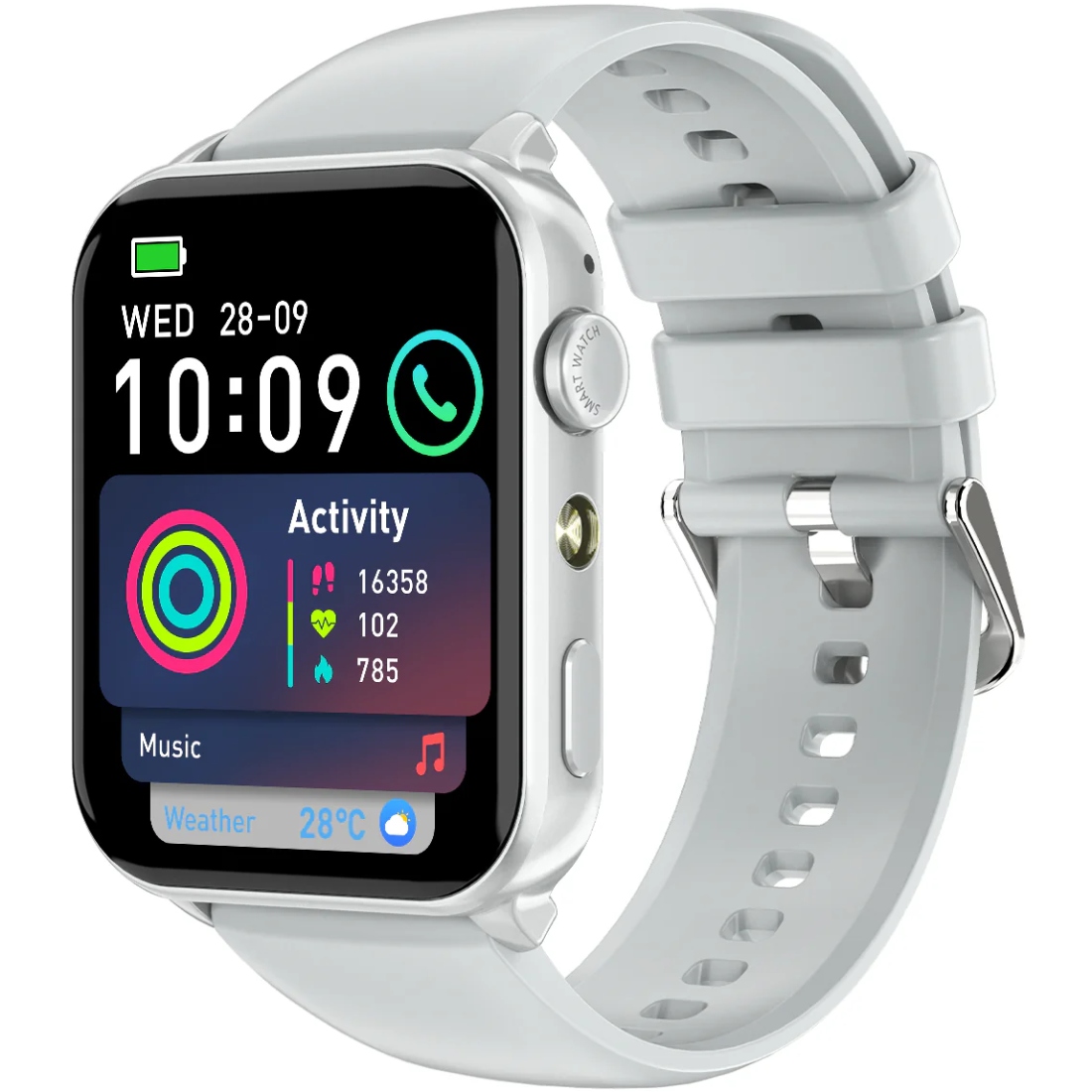 Годинник Blackview R30 Max Silver (6931548323167) на малюнкі №2