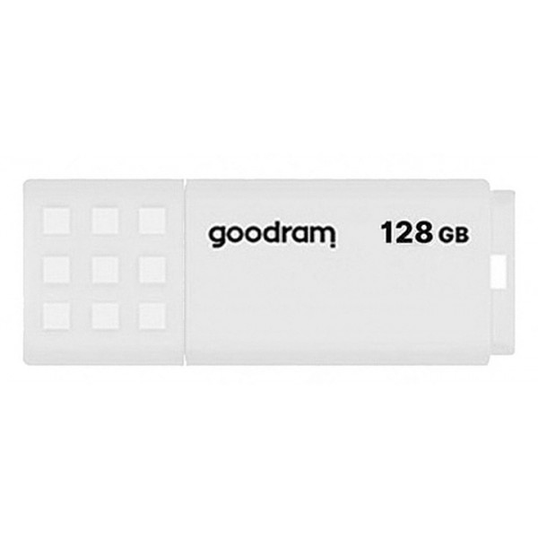 USB Flash GoodRAM 128GB USB 2.0 UME2 White, Retail (UME2-1280W0R11#) Білий на малюнкі №1