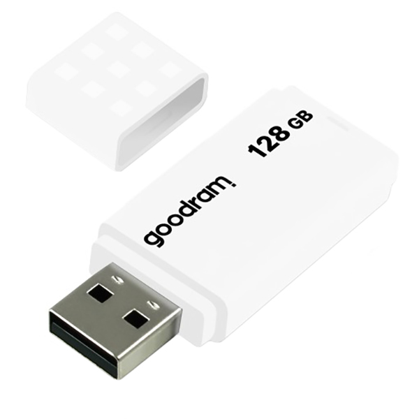 USB Flash GoodRAM 128GB USB 2.0 UME2 White, Retail (UME2-1280W0R11#) Білий на малюнкі №2