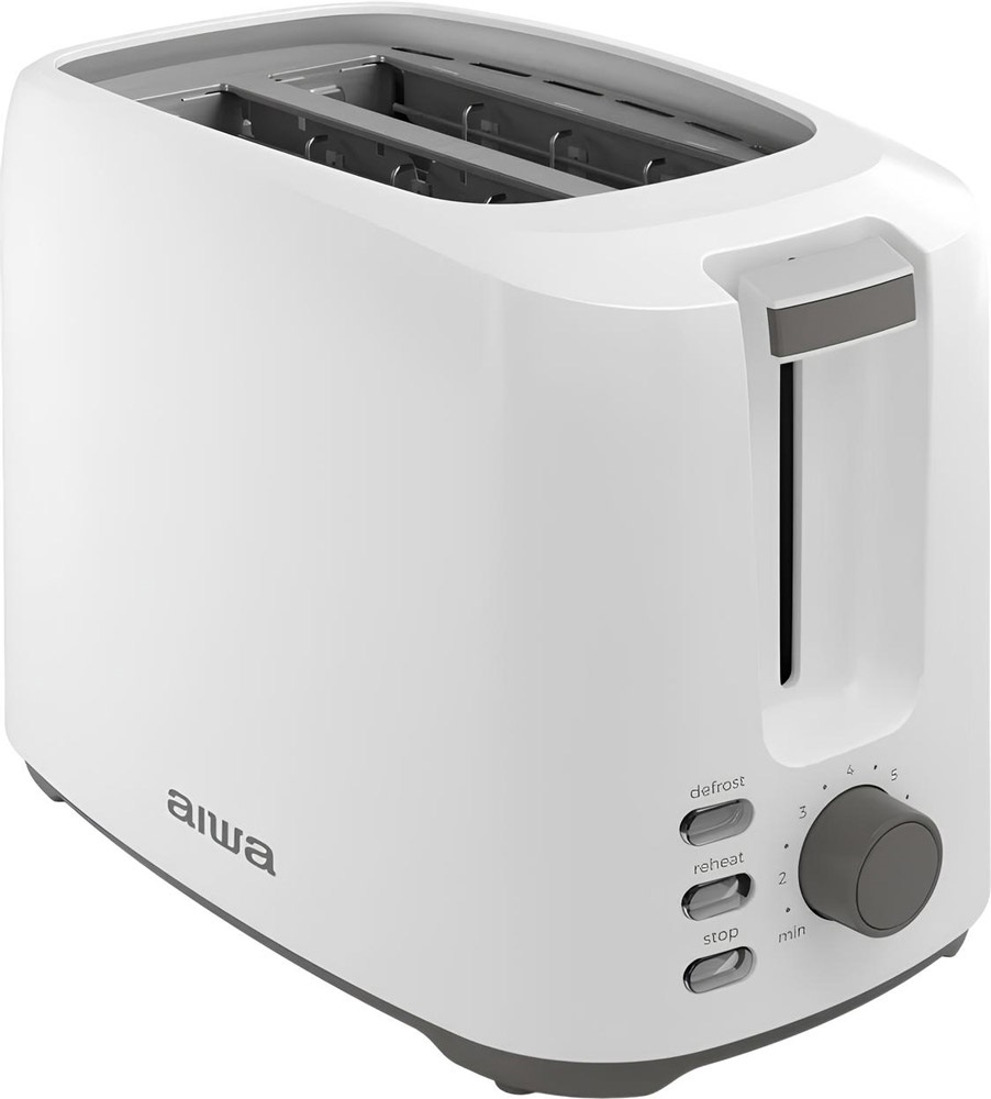 Тостер AIWA ABT-700 ASATAN 750Вт/ 2 відділення/мех. управління/розморожування/підігрів булочок/білий (ABT700) Білий на малюнкі №1