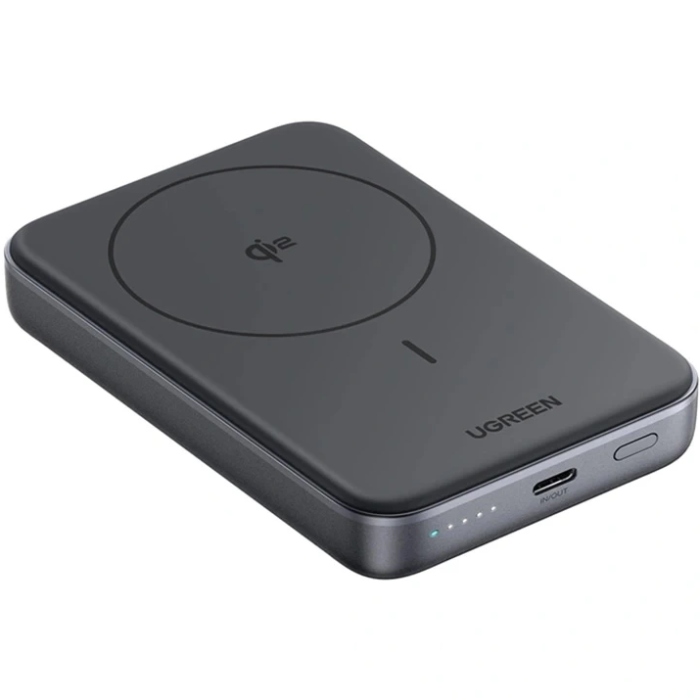 УМБ Ugreen Magnetic Wireless 10000mAh 30W QI2 USB-C In/Out (PB761) Black (45763) на малюнкі №3