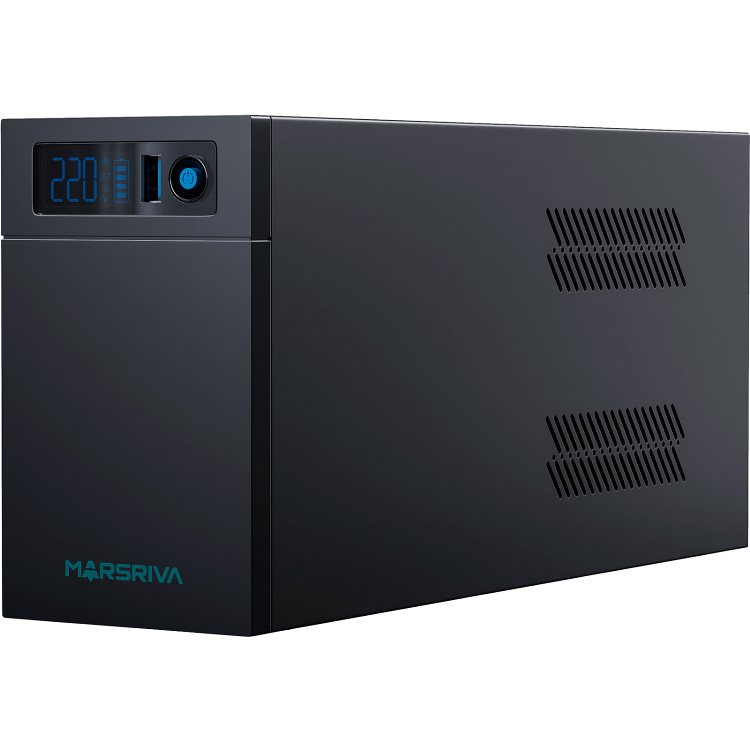 ДБЖ Marsriva MR-UF1200L, 1200ВА/720Вт, Line-Interactive, LED version, з літієвою батареєю (MR-UF1200L) на малюнкі №1