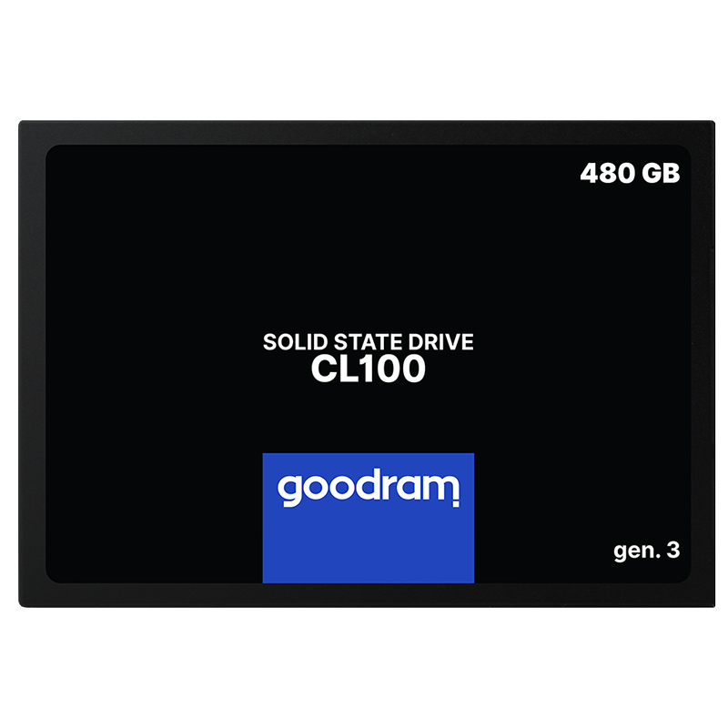 SSD 480Gb GoodRAM CL100 SATA III 2.5 TLC, Retail (SSDPR-CL100-480-G3) на малюнкі №1