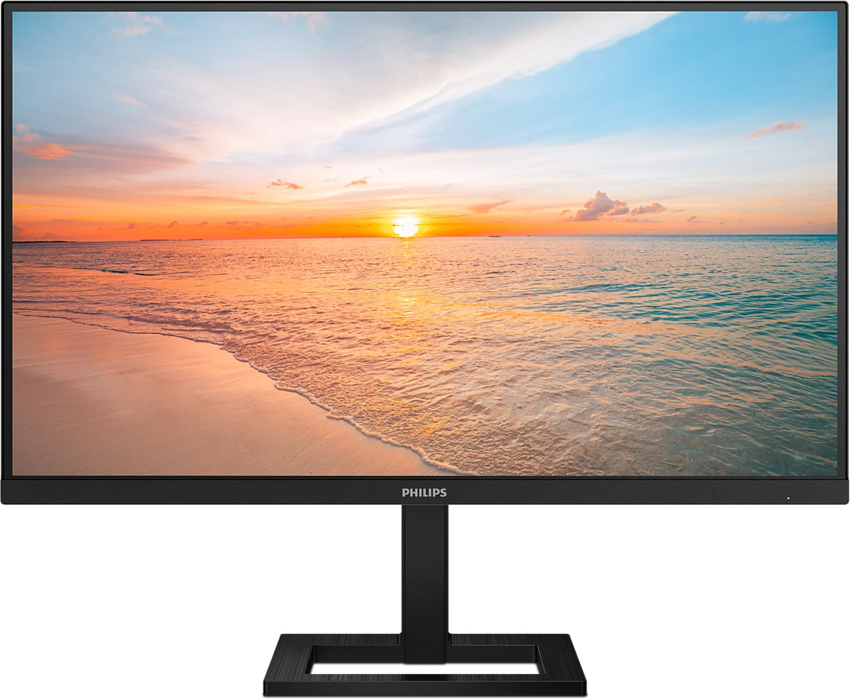 TFT 27 Philips 27E1N1900AE, IPS, 4K UHD, 2xHDMI, USB-C, USB-hub, HAS, колонки (27E1N1900AE/00) Чорний на малюнкі №1