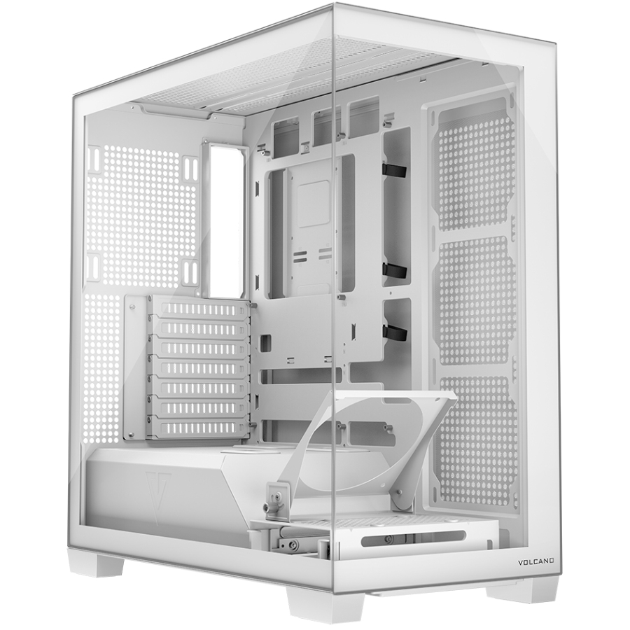 Корпус Modecom VOLCANO STELLAR MIDI w/o fans WHITE без БЖ ATX
