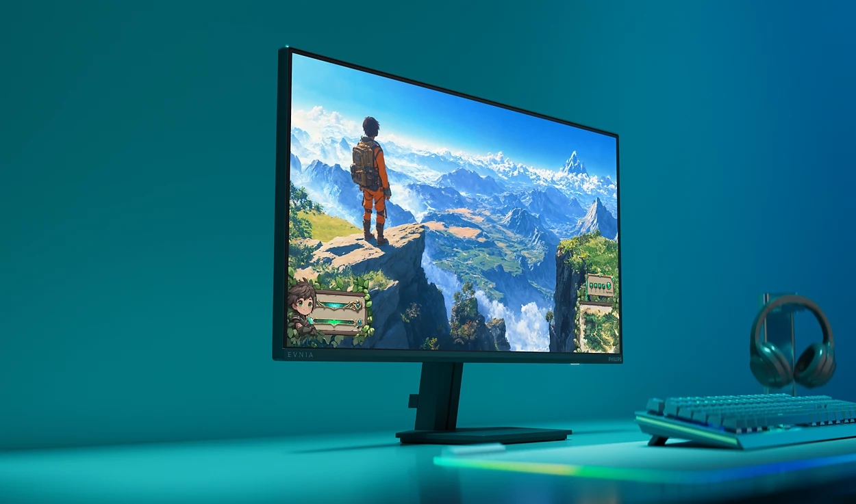 TFT 27 Philips 27M2N3500NF, QHD IPS,144Hz, HDMI, DP, USB-hub (27M2N3500NF/00) Темно-Сірий на малюнкі №8