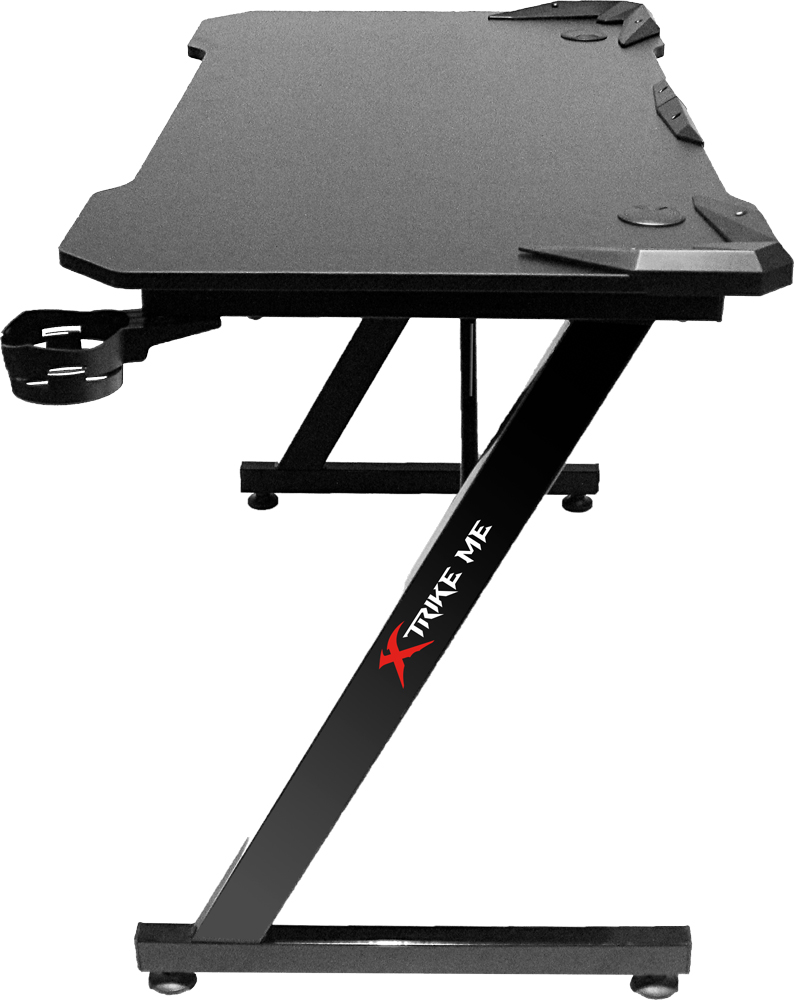 Стіл ігровий XTRIKE ME Gaming Desk, Black 110x60x74мм. (DK-02) Чорний на малюнкі №6