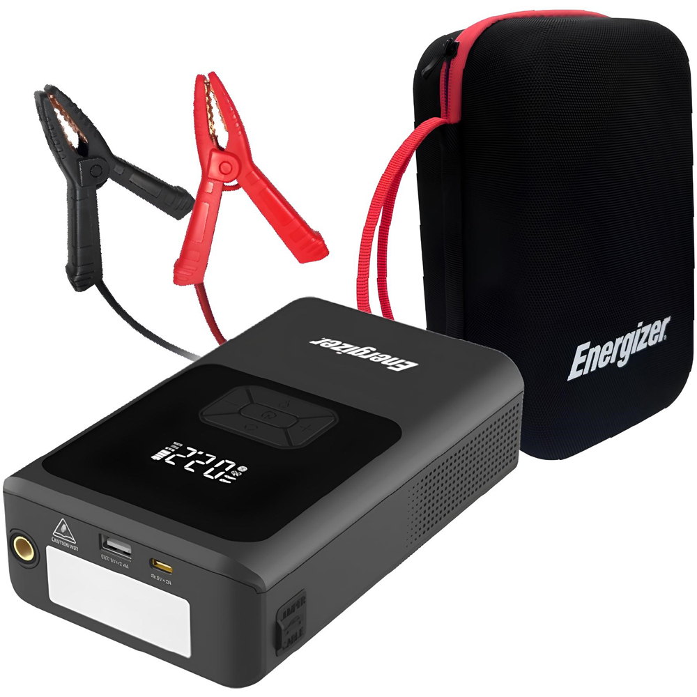 Автомобільний Jump Starter 10000mAh 37W USB-C,USB-A, 160 PSI, ліхтар 2W Energizer (JE10000JP) на малюнкі №4