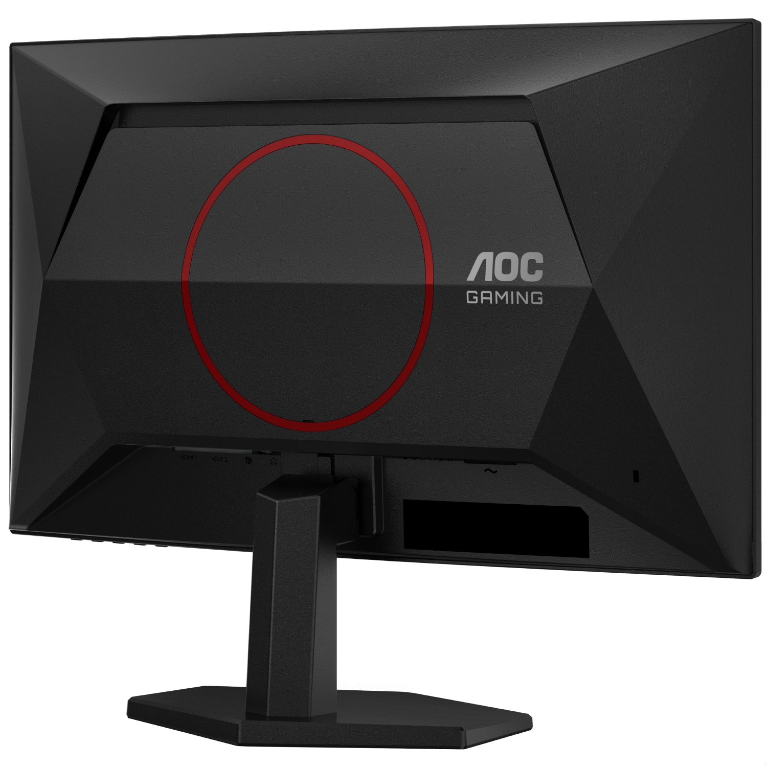 TFT 23.6 AOC C24G42E, VA, 180Гц, вигнутий, 2хHDMI, DP, колонки, чорно-червоний (C24G42E) чорний з червоним на малюнкі №5