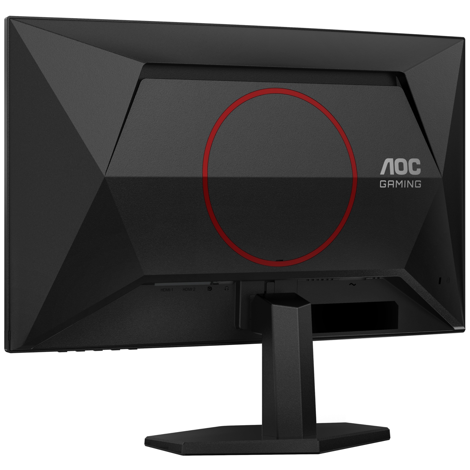TFT 23.6 AOC C24G42E, VA, 180Гц, вигнутий, 2хHDMI, DP, колонки, чорно-червоний (C24G42E) чорний з червоним на малюнкі №7