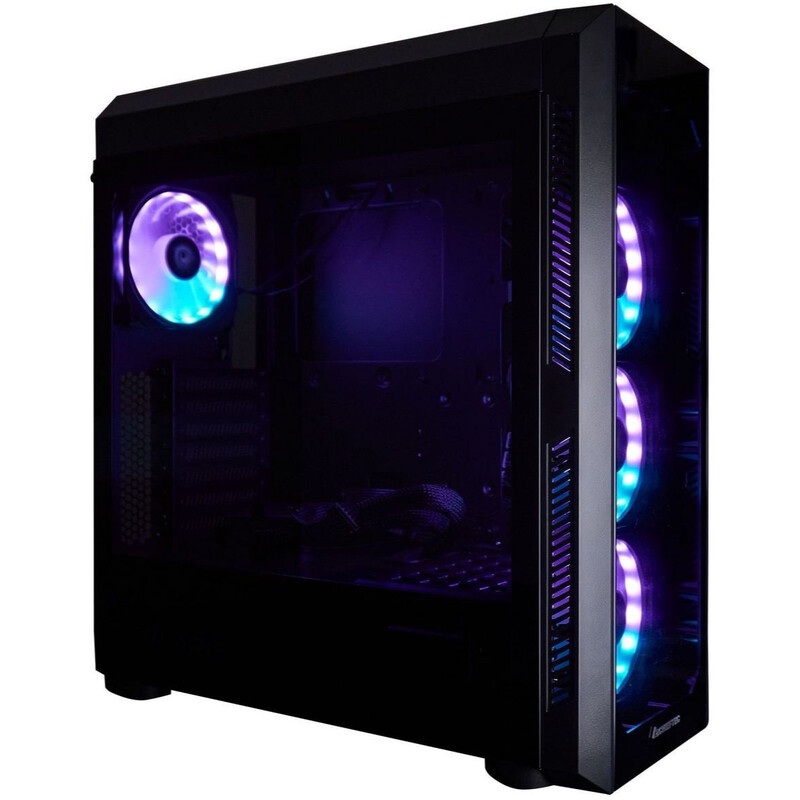 Корпус Chieftec SCORPION III GL-03B-OP 4x120mm A-RGB, Type-C ATX, без БЖ, Black (GL-03B-UC-OP) Чорний на малюнкі №2