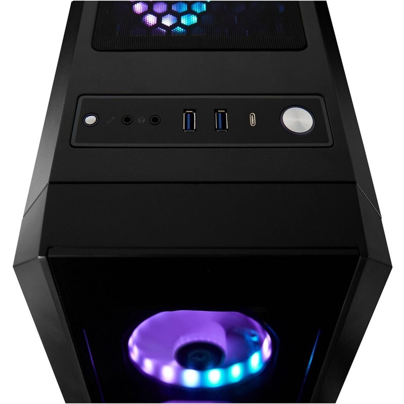 Корпус Chieftec SCORPION III GL-03B-OP 4x120mm A-RGB, Type-C ATX, без БЖ, Black (GL-03B-UC-OP) Чорний на малюнкі №7