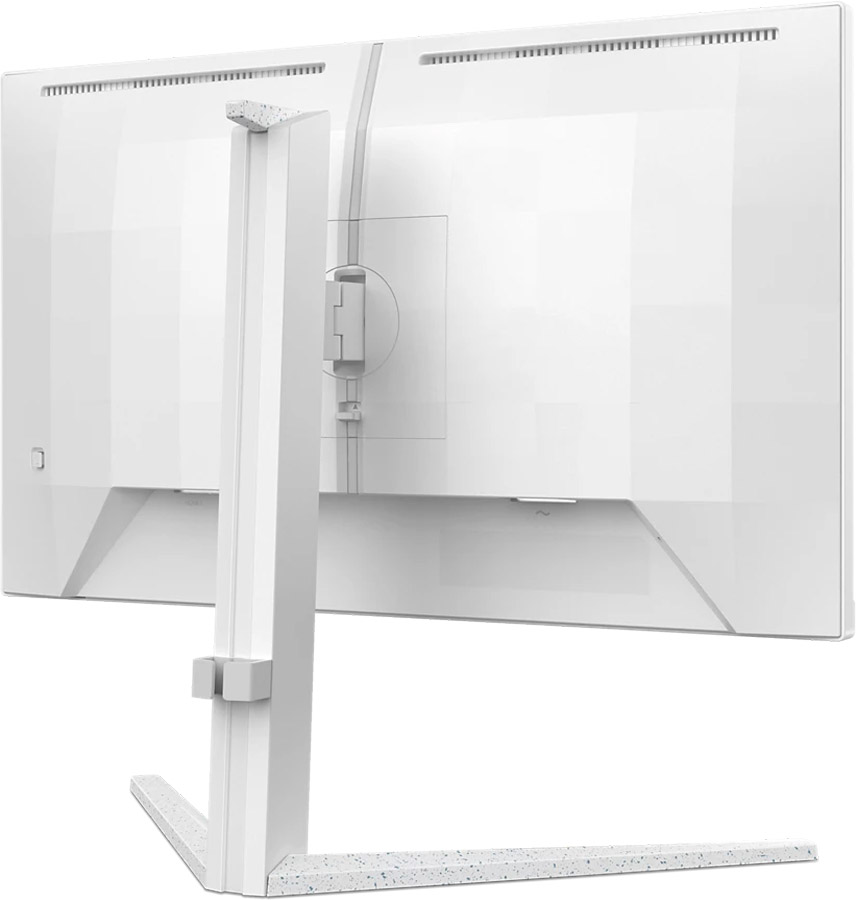 TFT 23.8 Philips 24M2N3201A, IPS, 180Hz, 0,5ms, 2xHDMI, DP, HAS, Pivot, колонки (24M2N3201A/00) Білий на малюнкі №5