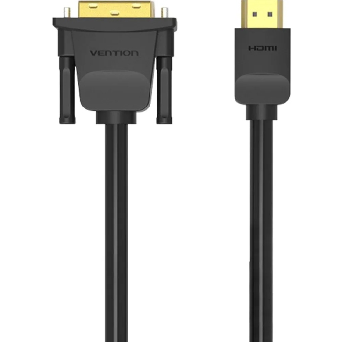 Кабель HDMI M - DVI (24+1 24+5), 1.5 м, PVC Vention (ABFBG) на малюнкі №2