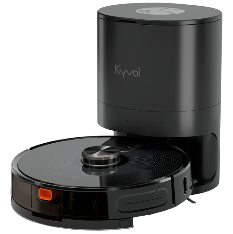 Робот пилосос Kyvol Cybovac S31 Lidar/110ml+500ml/5200 mA/3000 pa/Google Assistant,Amazon Alexa (Kyvol S31) Чорний на малюнкі №1