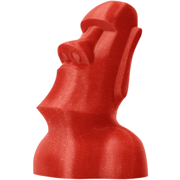 Пластик (Filament) WINKLE PLA HD 1кг, 1.75мм, блискучий (PHD01000175CORCORWNK) кораловий на малюнкі №3