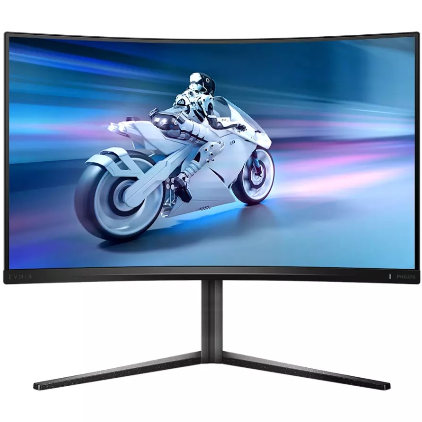 TFT 31,5 Philips 32M2C5500W, QHD, VA, 240Hz, 0,5ms, вигнутий, HDMI, DP, синювато-сірий (32M2C5500W/00) Темно-Сірий на малюнкі №1
