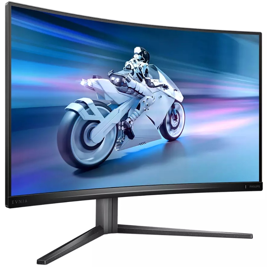 TFT 31,5 Philips 32M2C5500W, QHD, VA, 240Hz, 0,5ms, вигнутий, HDMI, DP, синювато-сірий (32M2C5500W/00) Темно-Сірий на малюнкі №2