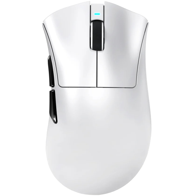 Мишка Attack Shark V3Pro Ultra-Light, Wireless/Bluetooth, 25000dpi. (PAW3311), 6кн, White (V3PROW_AS) Білий на малюнкі №1