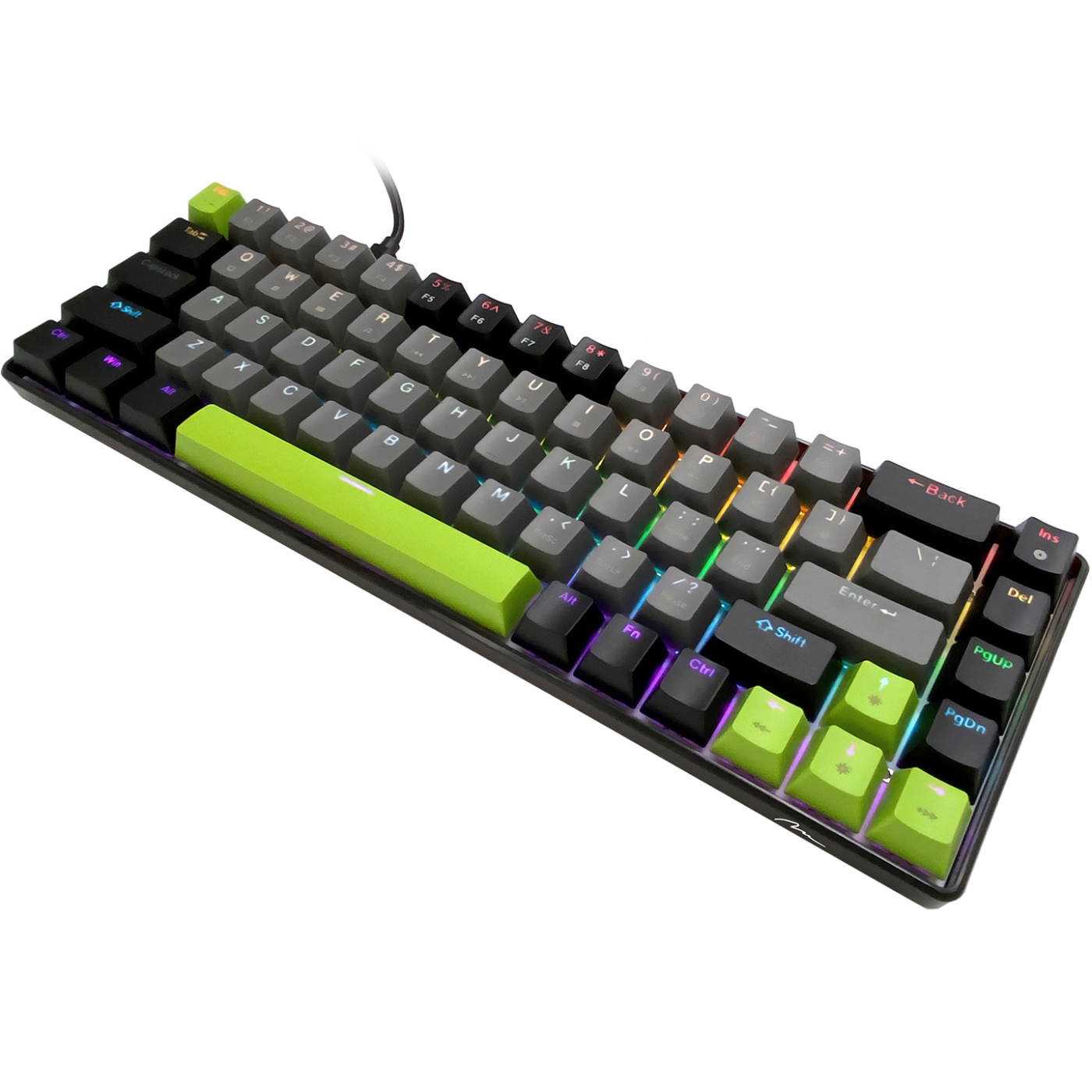 Клавіатура ігрова механічна Media-Tech RED CORE MX60, Anti-Ghosting, 68кл, PC/Mac (MT1260) Чорний на малюнкі №3