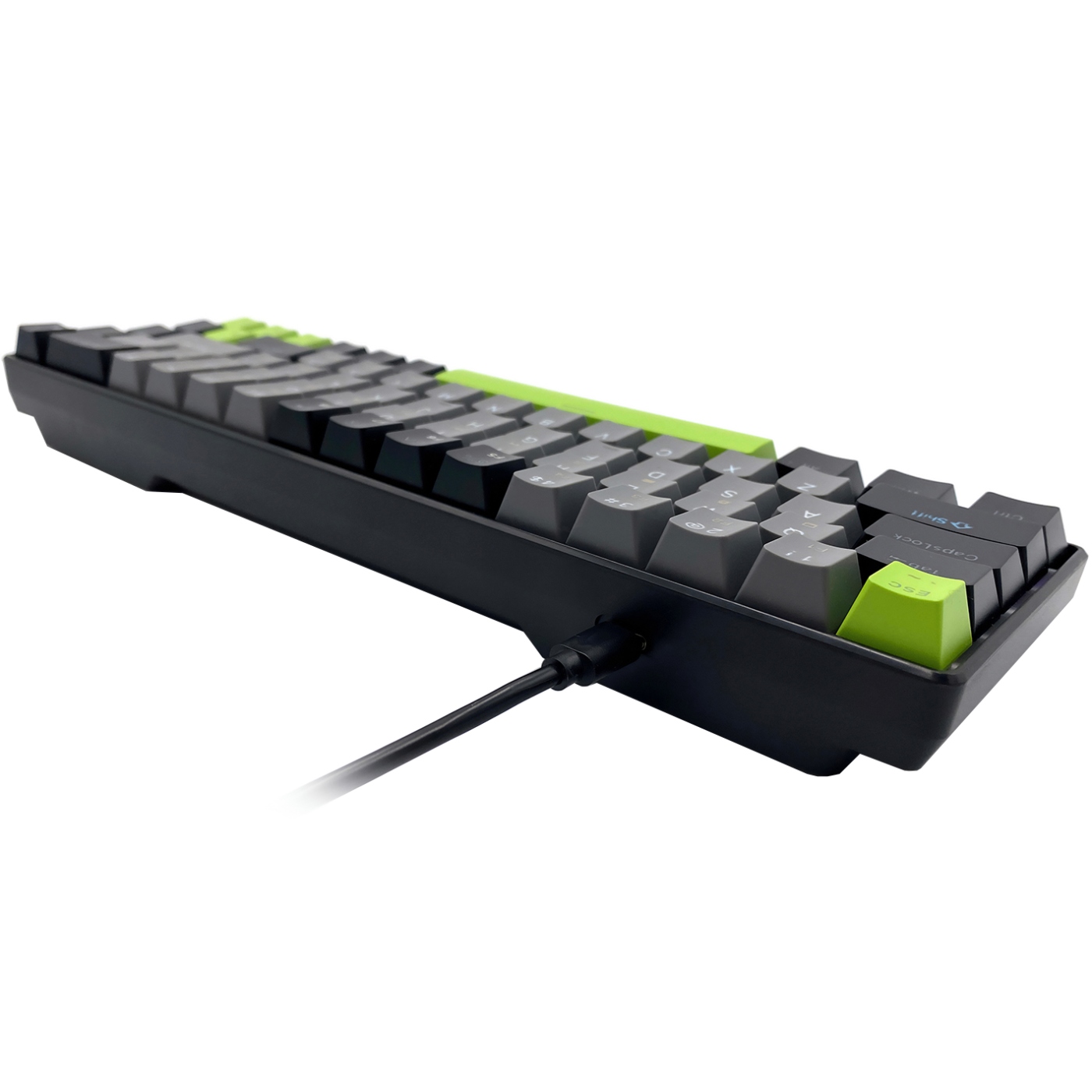 Клавіатура ігрова механічна Media-Tech RED CORE MX60, Anti-Ghosting, 68кл, PC/Mac (MT1260) Чорний на малюнкі №4
