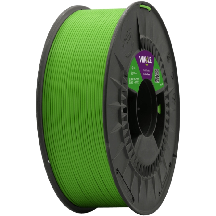 Пластик (Filament) WINKLE PLA HD 1кг, 1.75мм, зелена трава (PHD01000175VERECOWNK) Зелений на малюнкі №1