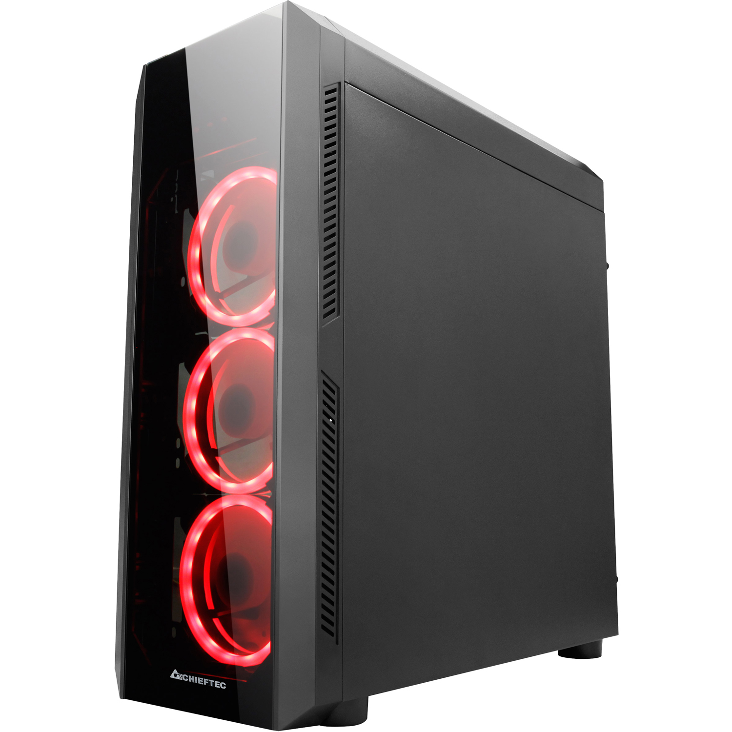 Корпус Chieftec SCORPION II ATX, без БЖ, Black (GL-02B-OP) Чорний на малюнкі №3