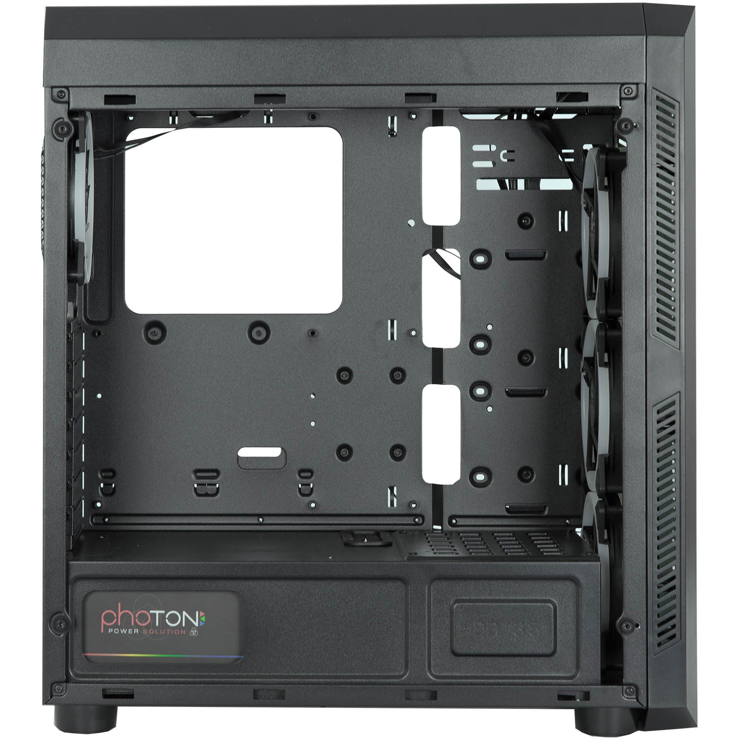 Корпус Chieftec SCORPION II ATX, без БЖ, Black (GL-02B-OP) Чорний на малюнкі №5