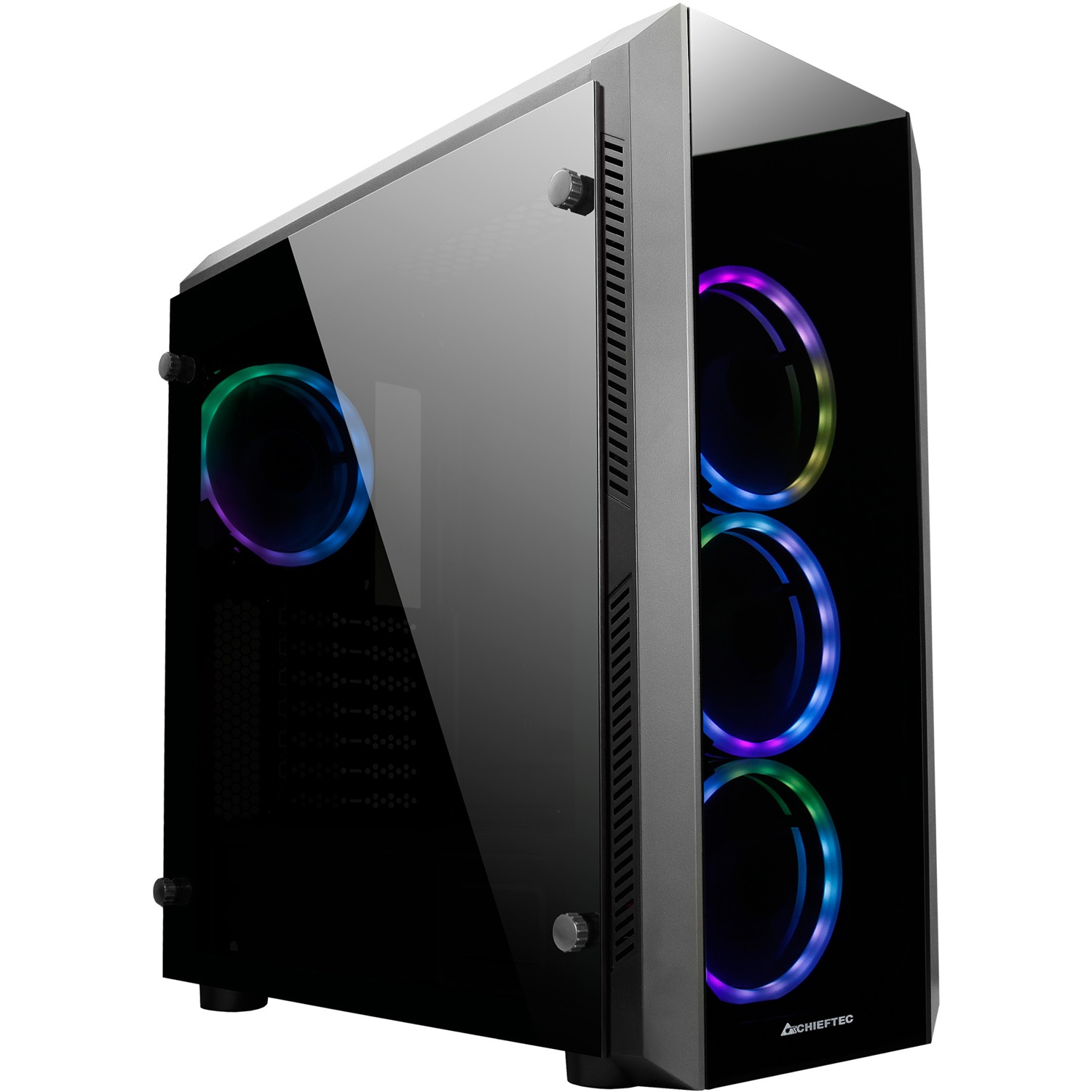 Корпус Chieftec SCORPION II ATX, без БЖ, Black (GL-02B-OP) Чорний на малюнкі №1