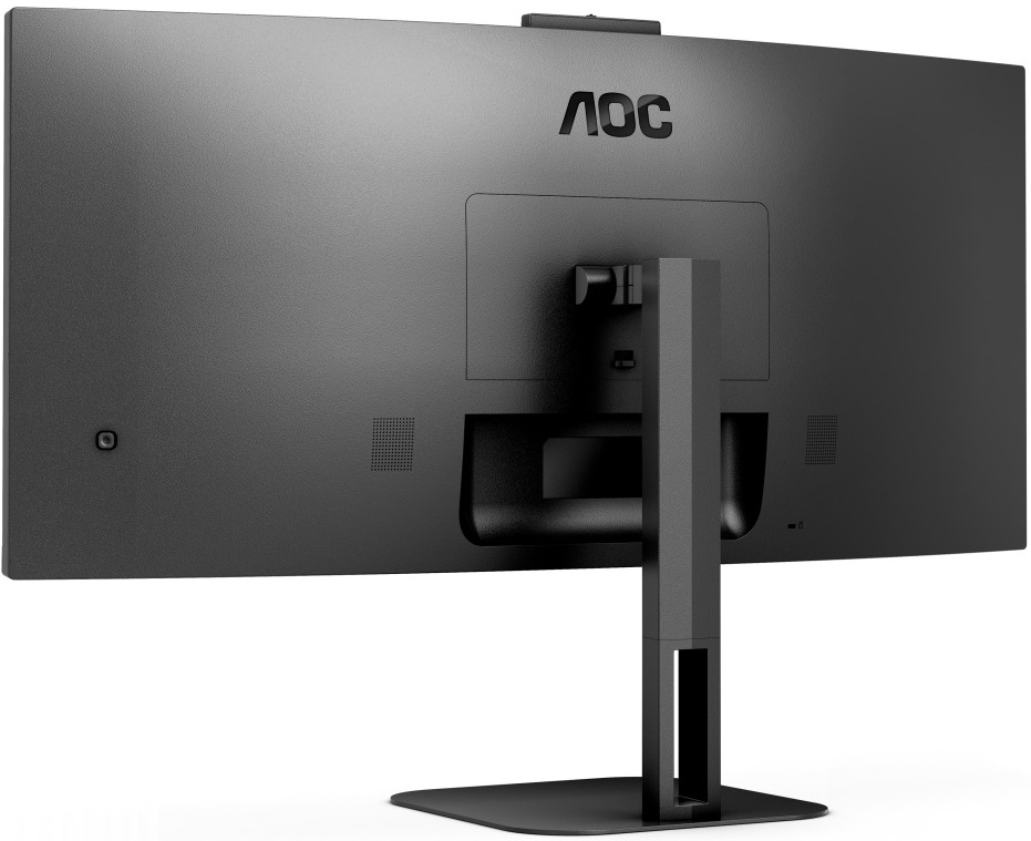 TFT 34 AOC CU34V5CW/BK, WQHD, VA, 100Гц, 1 мс, вигнутий, HDMI, DP, USB-C, USB-hub, webcam, колонки (CU34V5CW/BK) Чорний на малюнкі №6