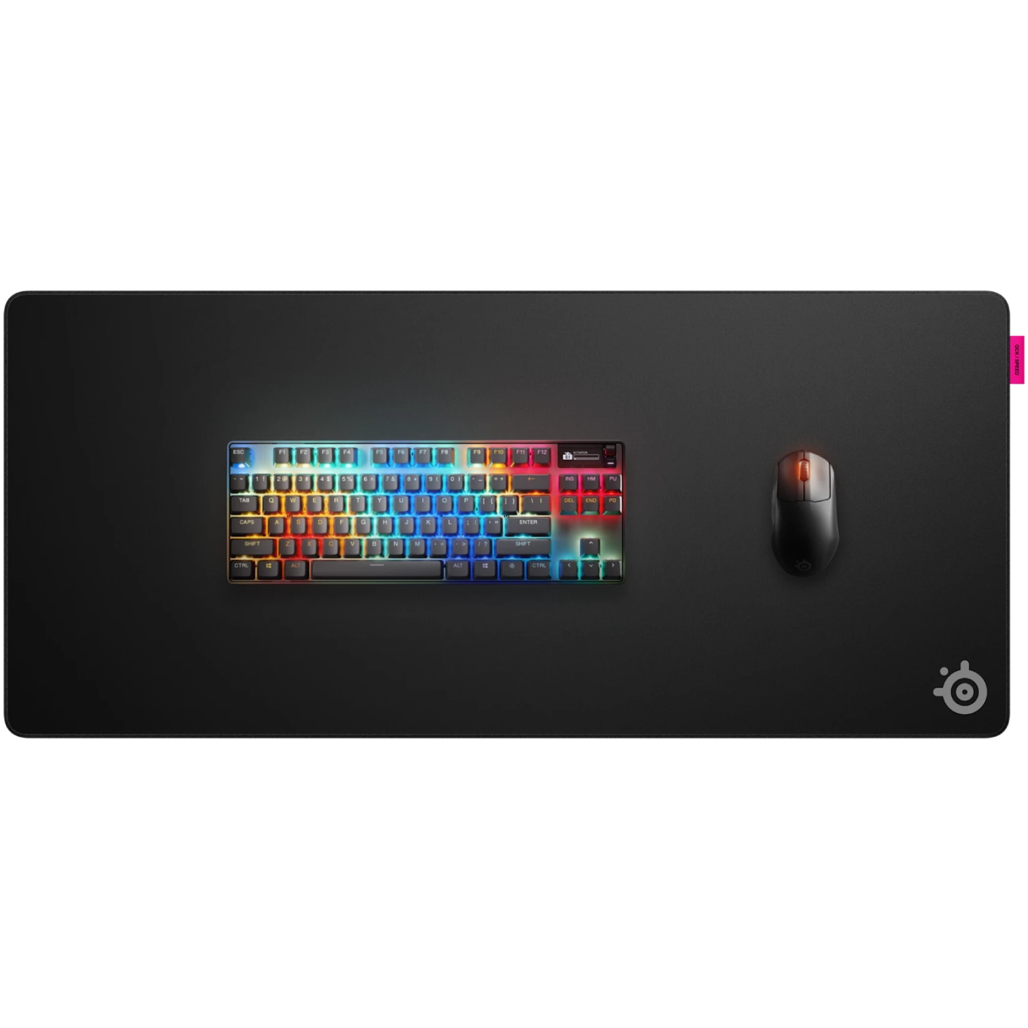 Ігрова поверхня SteelSeries QcK Performance XL - Speed 900x400x3.5мм (63431) Чорний на малюнкі №3