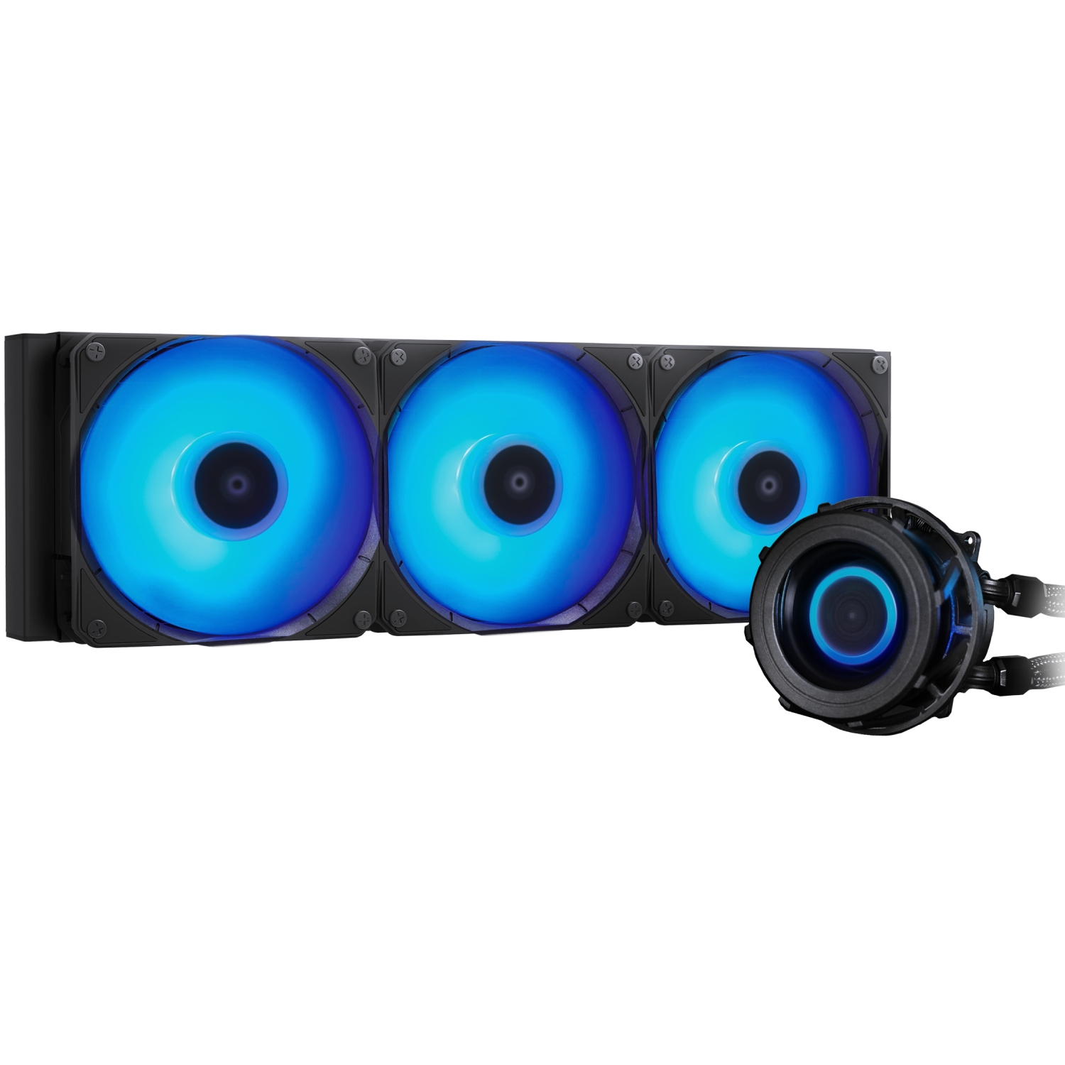 Система водяного охолодження Chieftec Iceberg PRO 360 RGB (CLC-360-VRM-RGB) на малюнкі №1