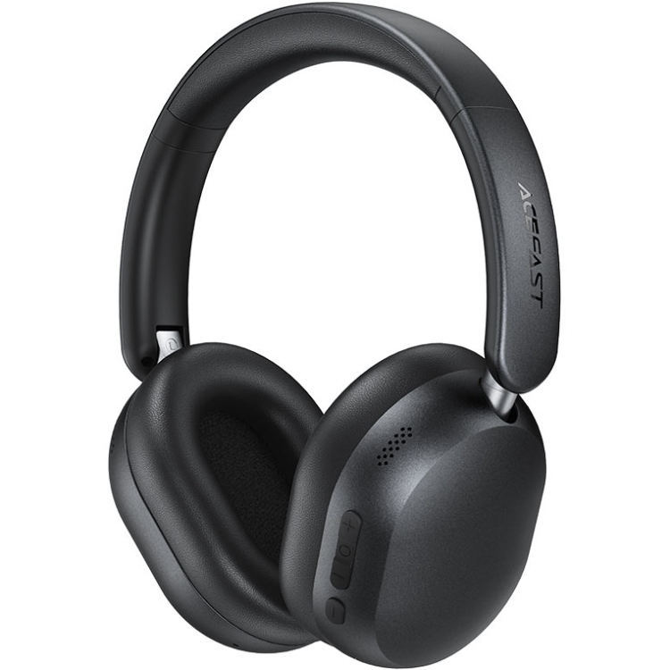 Гарнітура Acefast H12 Hybrid ANC, Bluetooth, Black (6974316285724) Чорний на малюнкі №1