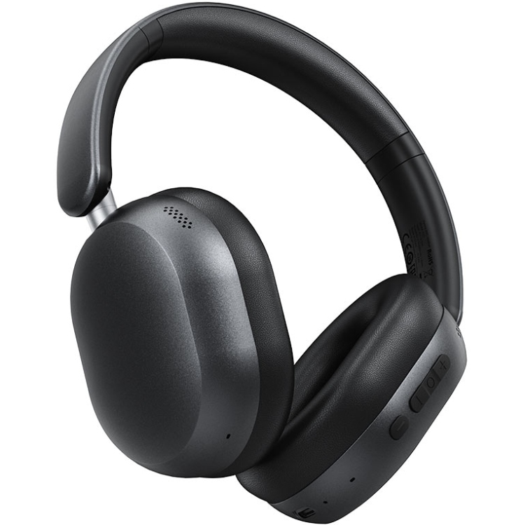 Гарнітура Acefast H12 Hybrid ANC, Bluetooth, Black (6974316285724) Чорний на малюнкі №2