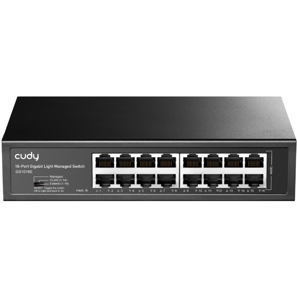 Комутатор Cudy GS1016E, 16-Port Gigabit Easy-Managed Switch (GS1016E) на малюнкі №1