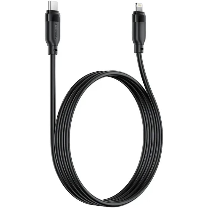Кабель USB 2.0 Type-C M-Lightning M, 1.2м, чорний, TPU C16-01 Acefast (6974316286196) на малюнкі №2