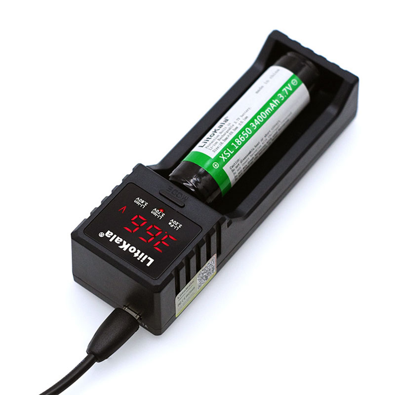 Зарядний пристрій LiitoKala Lii-S1, 1x(Lion/LiFePO4/NiMH/NiCd), 1A, Auto Polarity, Display (Lii-S1) на малюнкі №7