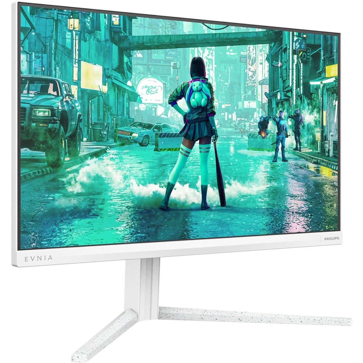 TFT 23.8 Philips 24M2N3201P, Fast IPS, 260Hz, 0,3ms, HDMI, DP, HAS, Pivot (24M2N3201P/00) Білий на малюнкі №2
