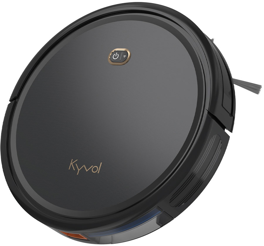Робот пилосос Kyvol Cybovac D2 Random/500ml/2600 mA/1200 pa/Google Assistant, Amazon Alexa\Black (Kyvol D2) Чорний на малюнкі №1