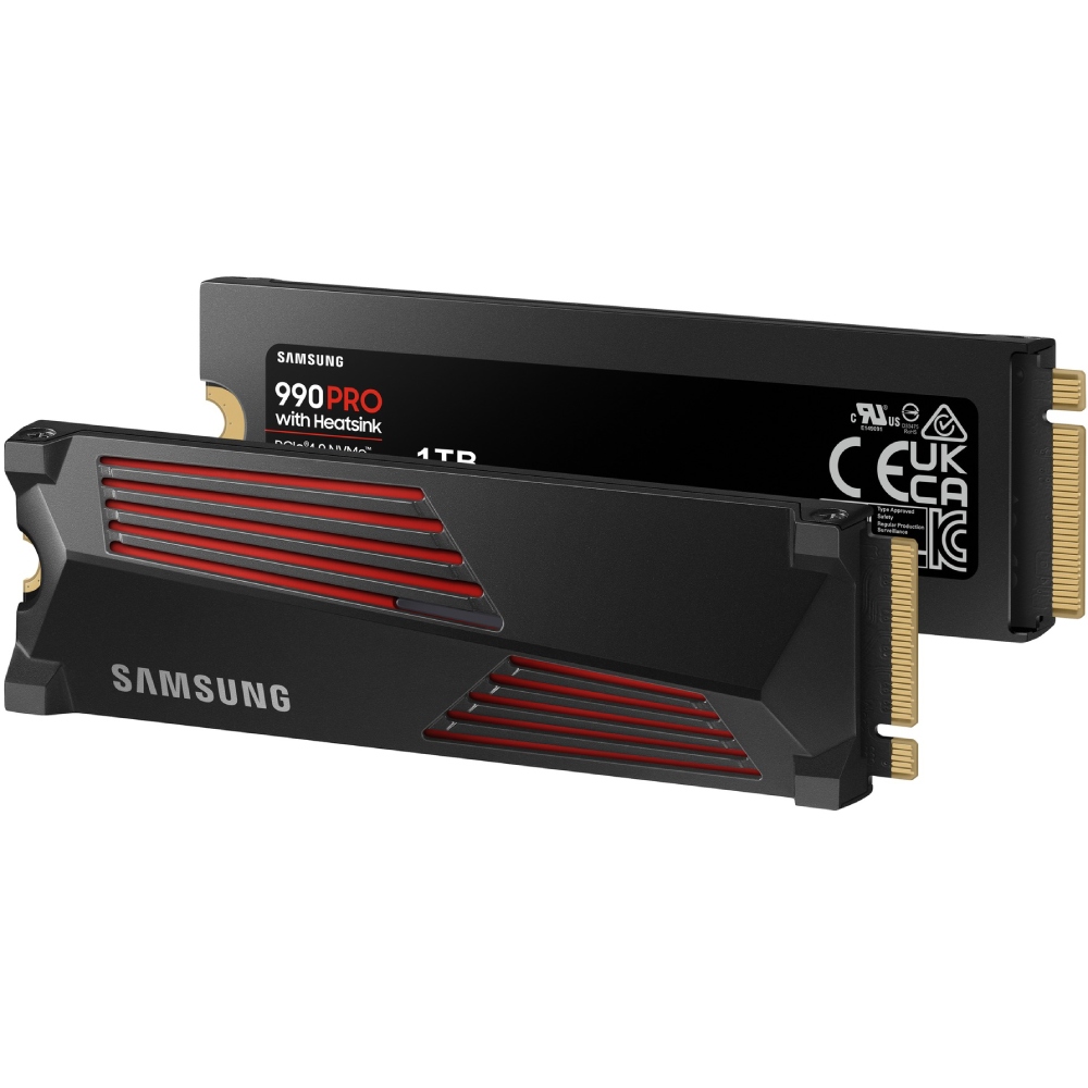 SSD 1TB Samsung 990 PRO with Heatsink M.2 NVMe PCIe 4.0 2280 V-NAND MLC (MZ-V9P1T0CW) на малюнкі №7