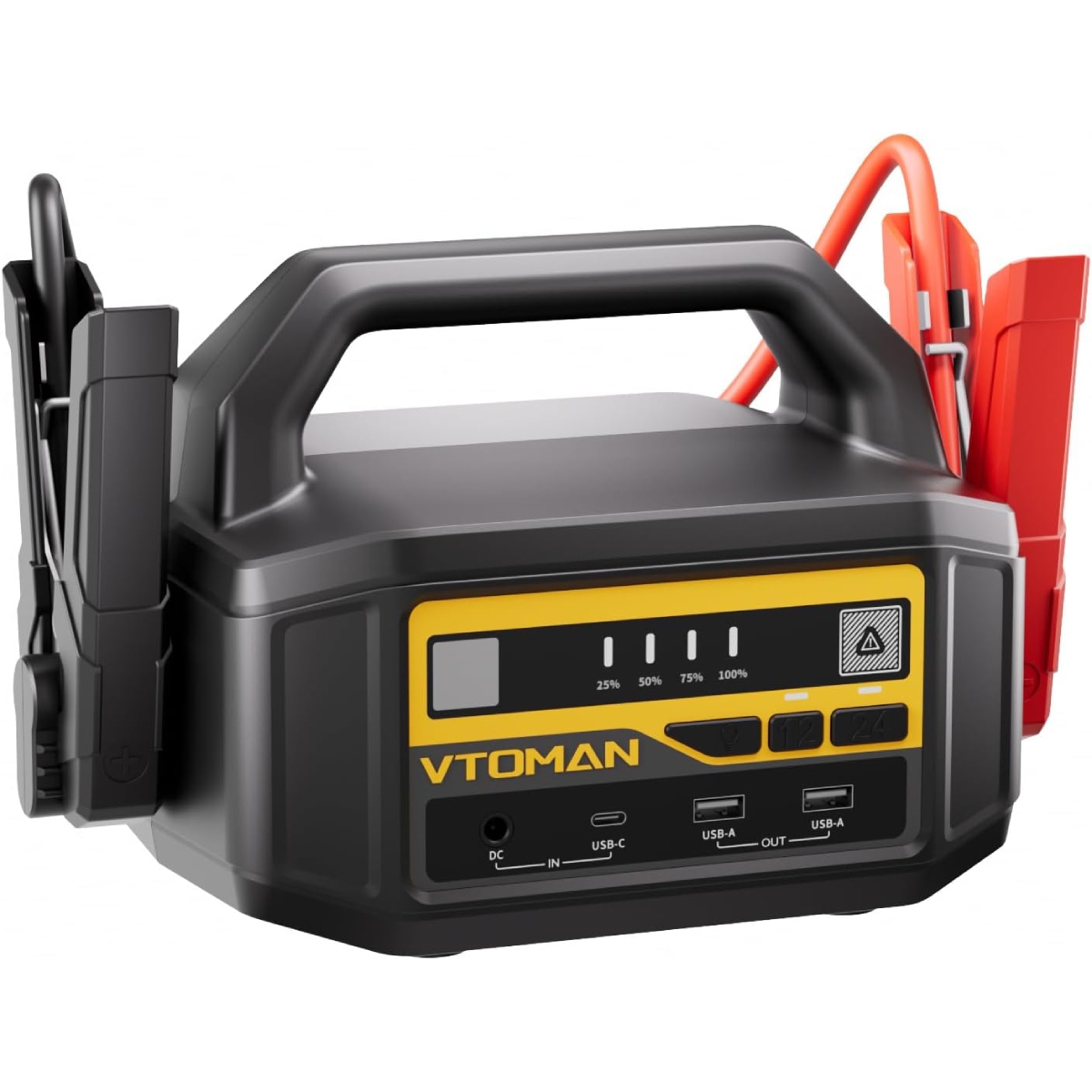 Автомобільний Jump Starter 6000A, 12V/24V, 36400mAh, 145Вт, 133.59 Вт/год Vtoman (V-Truck) на малюнкі №1