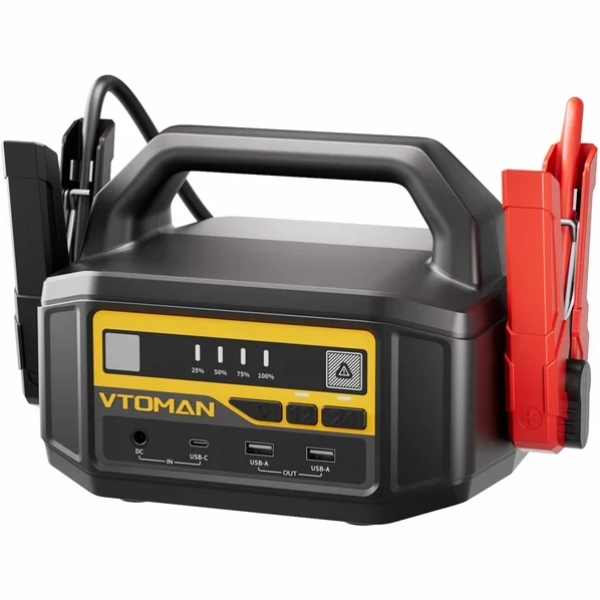 Автомобільний Jump Starter 6000A, 12V/24V, 36400mAh, 145Вт, 133.59 Вт/год Vtoman (V-Truck) на малюнкі №2