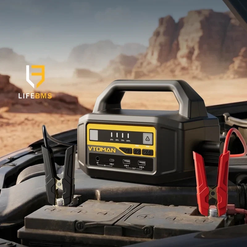 Автомобільний Jump Starter 6000A, 12V/24V, 36400mAh, 145Вт, 133.59 Вт/год Vtoman (V-Truck) на малюнкі №6