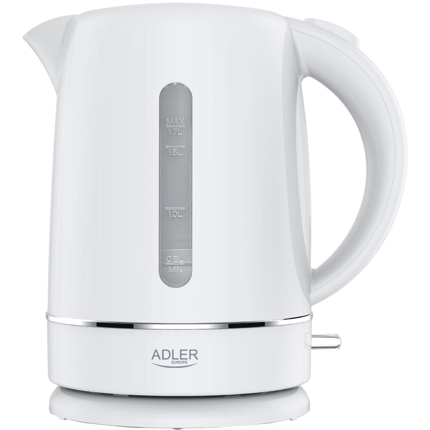 Електрочайник Adler AD 1385 white 2200Вт/ 1.7л/ пластик/ автовимкнення/ (AD1385W) Білий на малюнкі №1