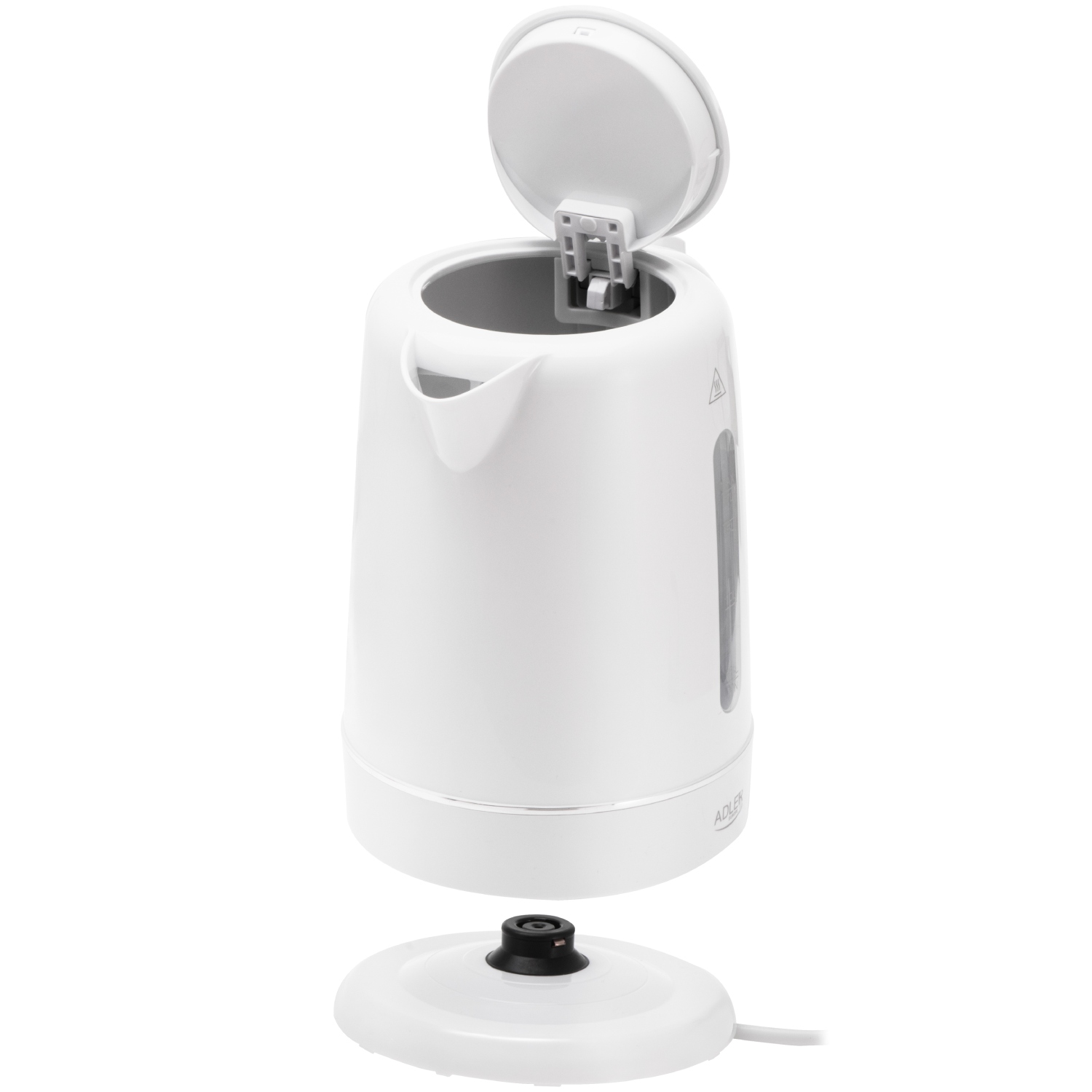 Електрочайник Adler AD 1385 white 2200Вт/ 1.7л/ пластик/ автовимкнення/ (AD1385W) Білий на малюнкі №4